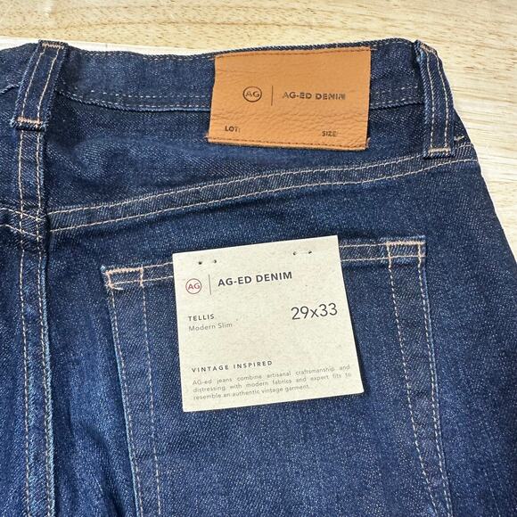 AG Adriano Goldschmied Tellis Modern Slim Men's Size 29 x 33 New With Tags - Picture 3 of 11